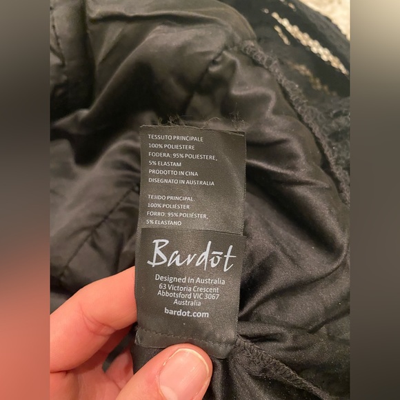 Nordstrom - Bardot Black Midi Cocktail Dress - Picture 8 of 15